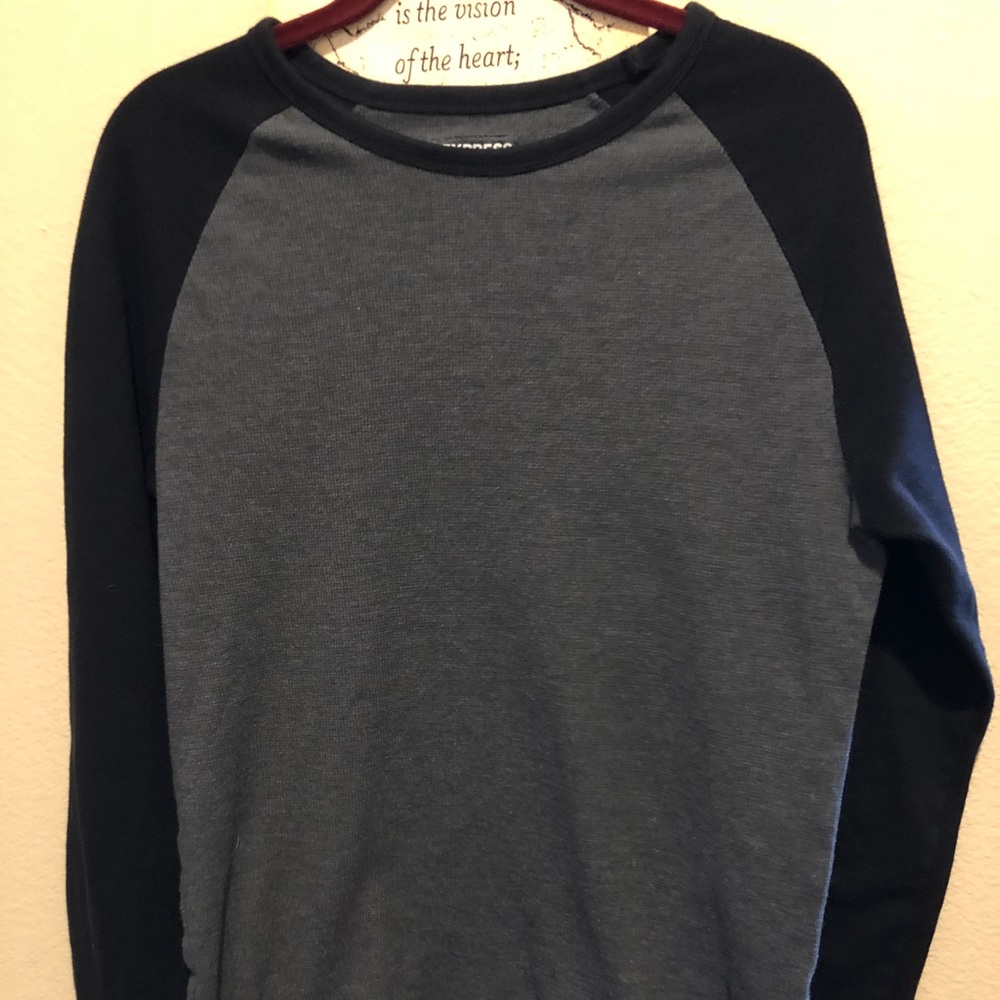 Waffle long sleeve crew nick